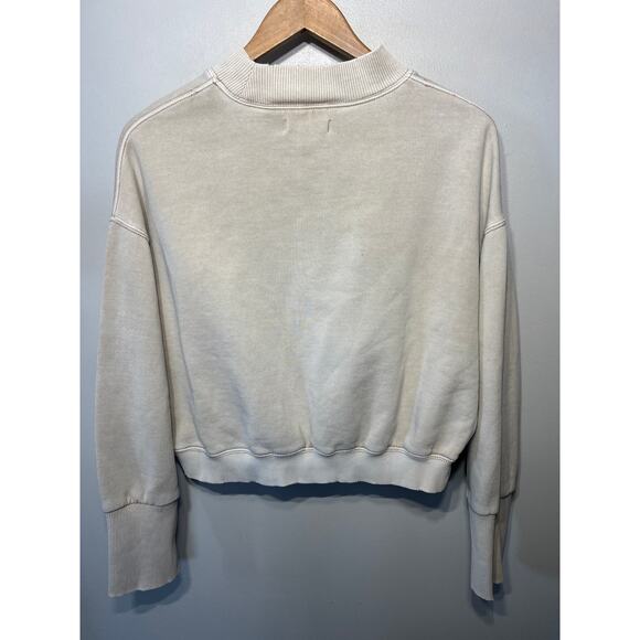 We The Free Sweatshirt Cropped Stretch Notched Cropped Comfy Casual Lounge S - Picture 4 of 8